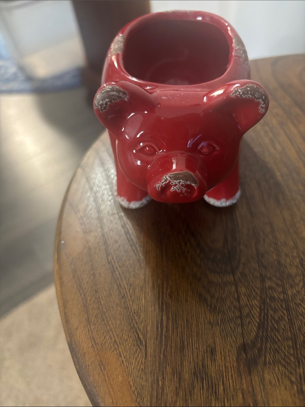 Decorative Ceramic AnimalPlanters – Red, white, and Blue Set - Picture 2 of 5